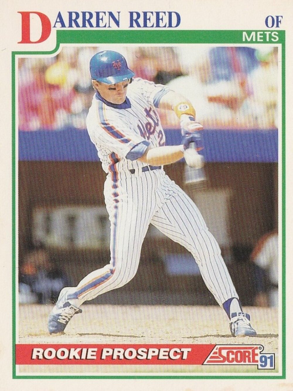 Darren Reed - Score 91 Rookie Prospect Baseball Card